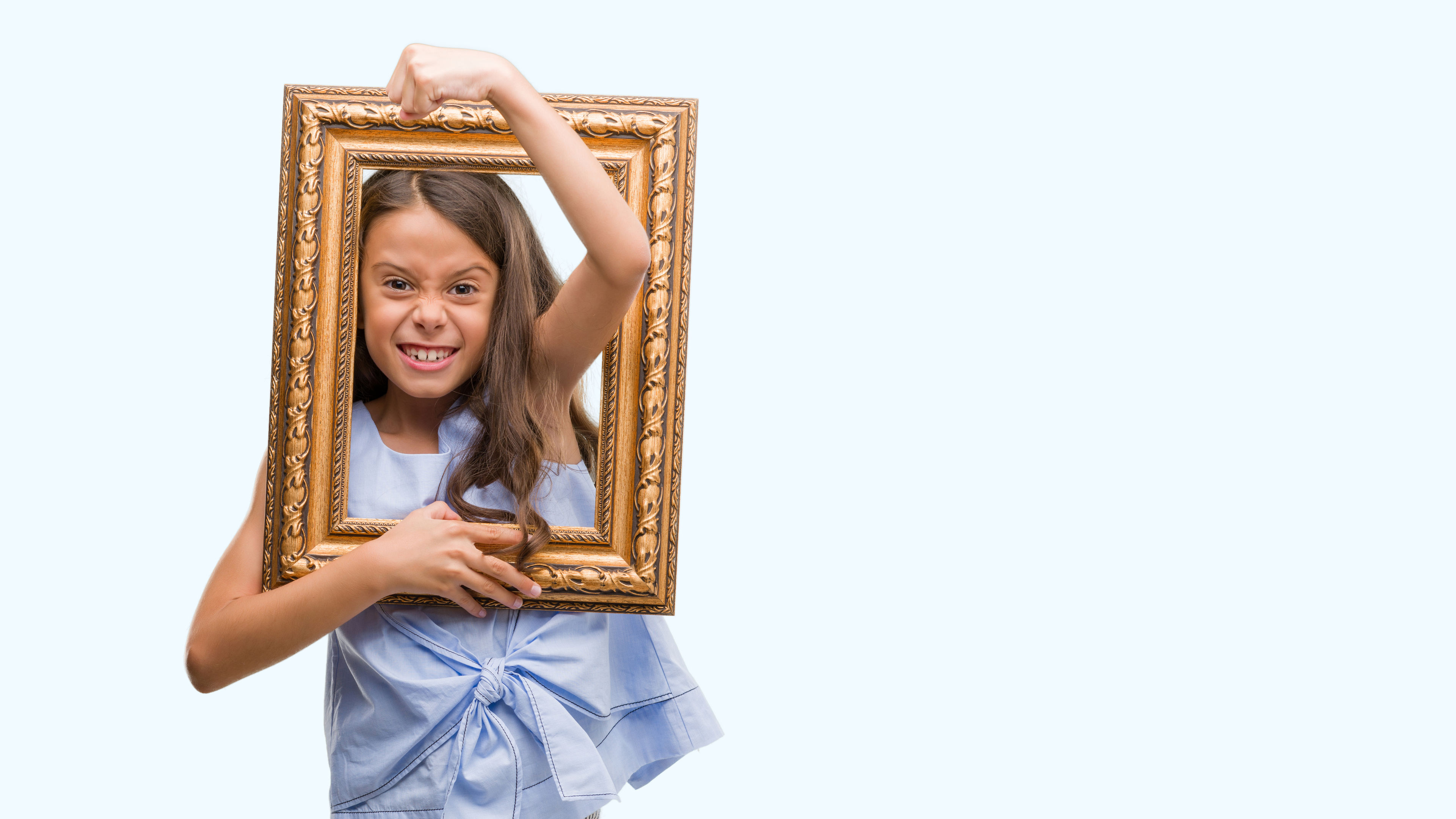 A child posing