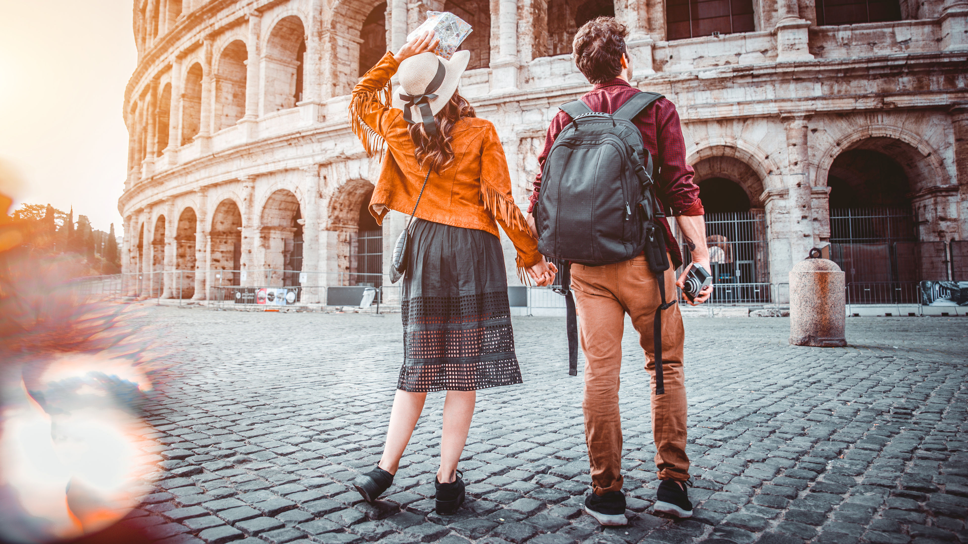 A couple is holding hands