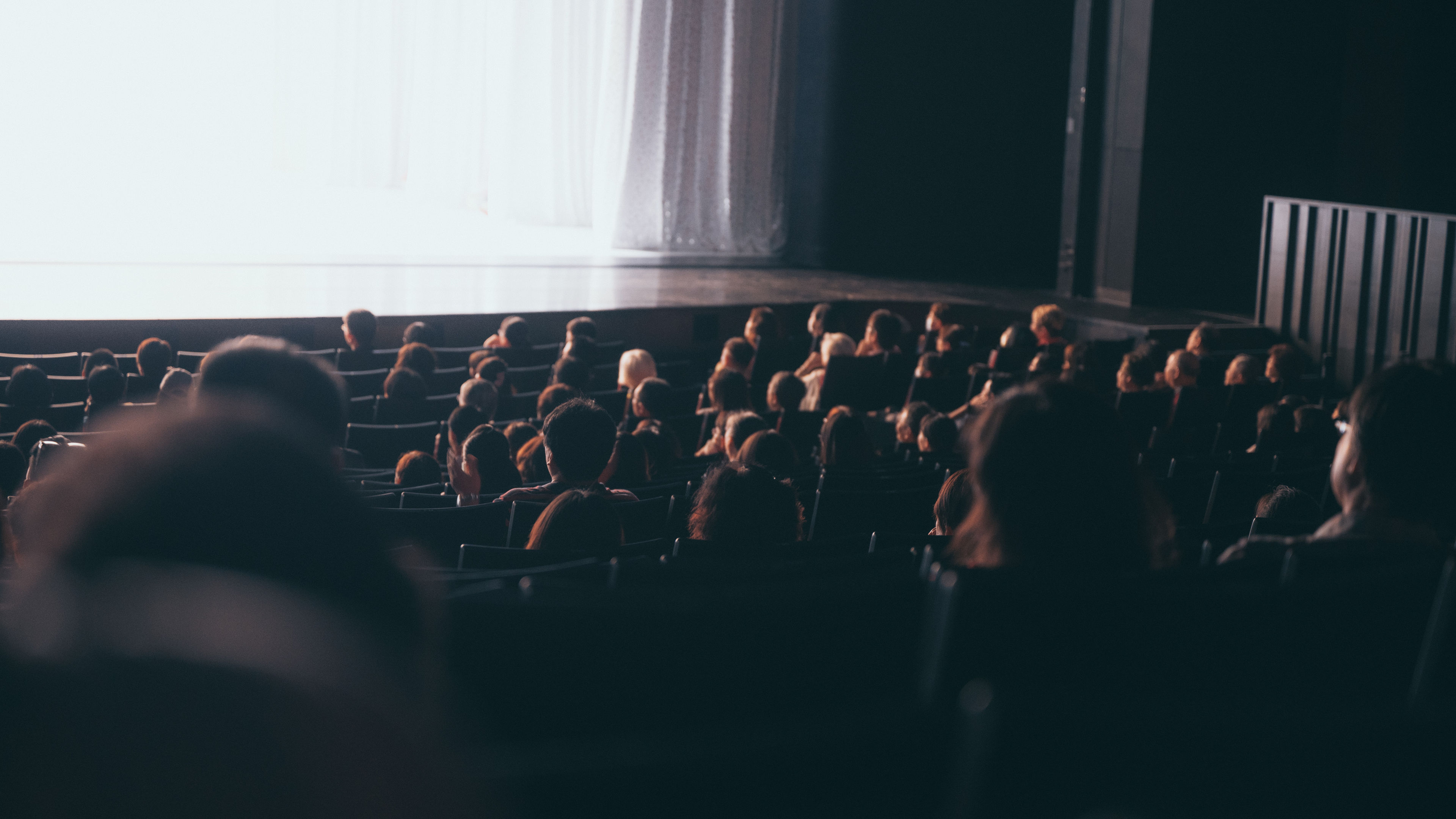 People watching Movie