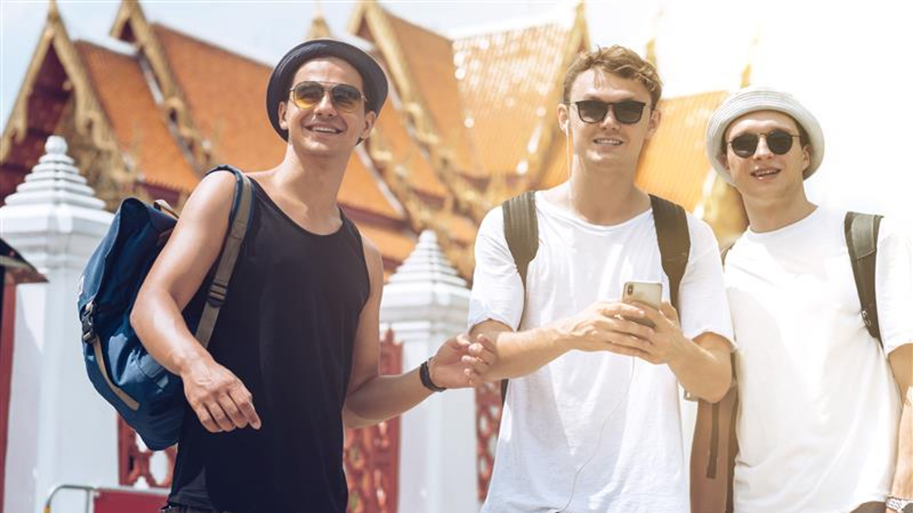 Some friends travelling