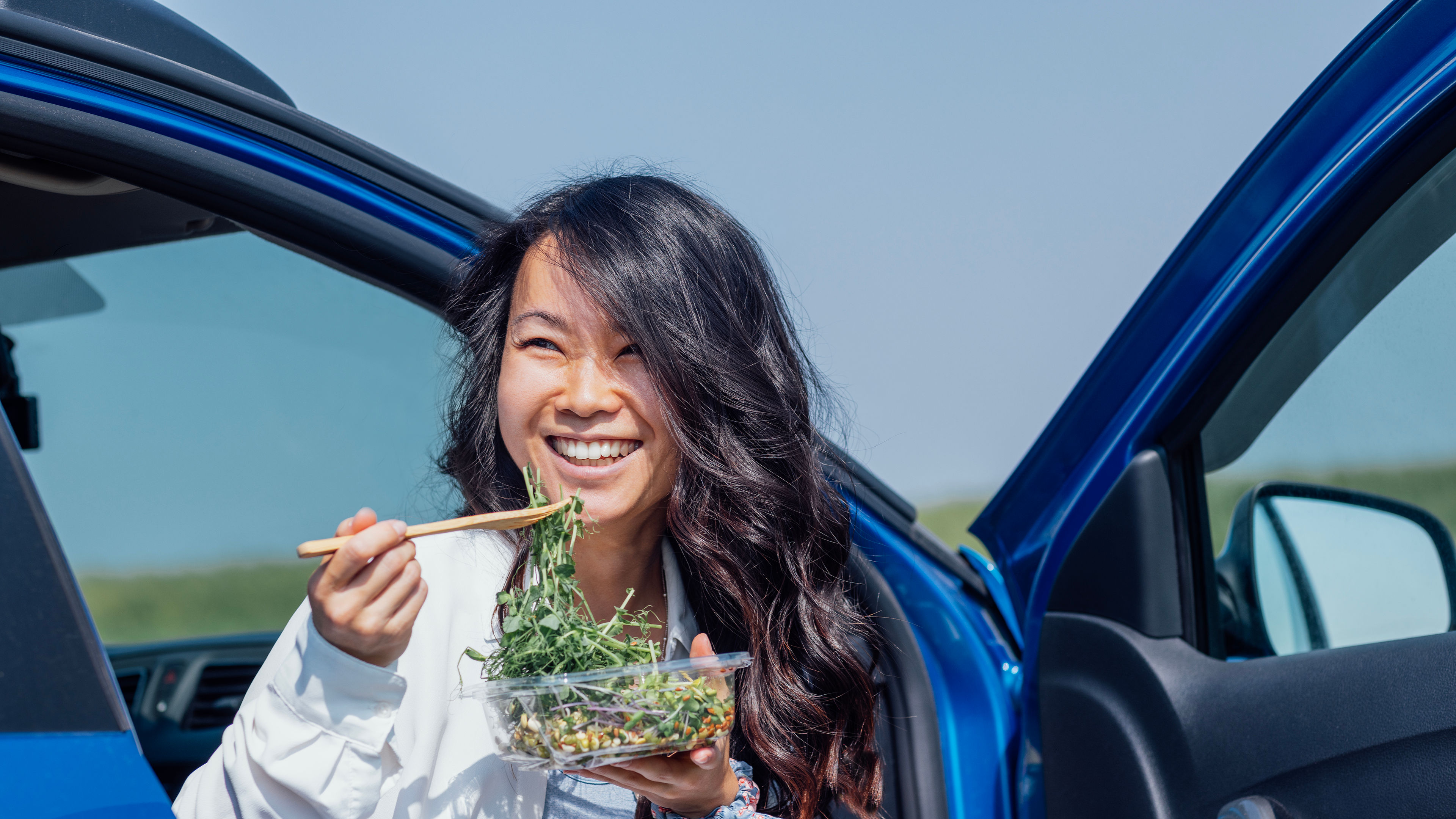 Woman eating