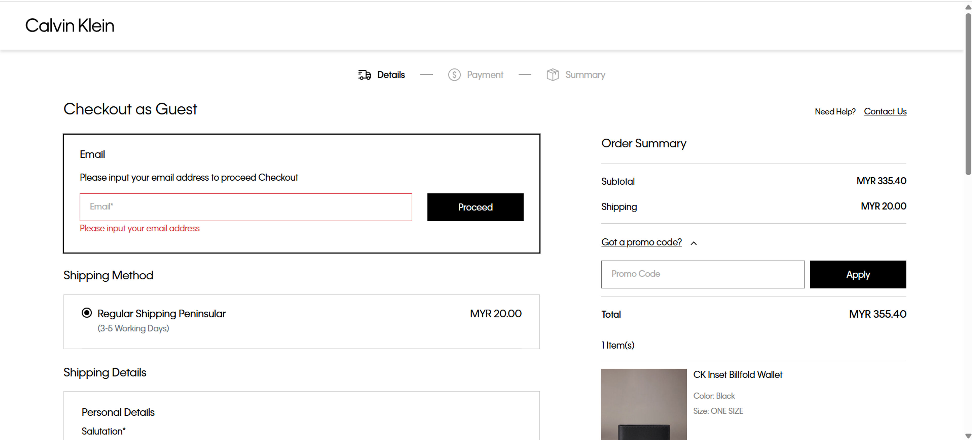 How to use Coupon for Calvin Klein