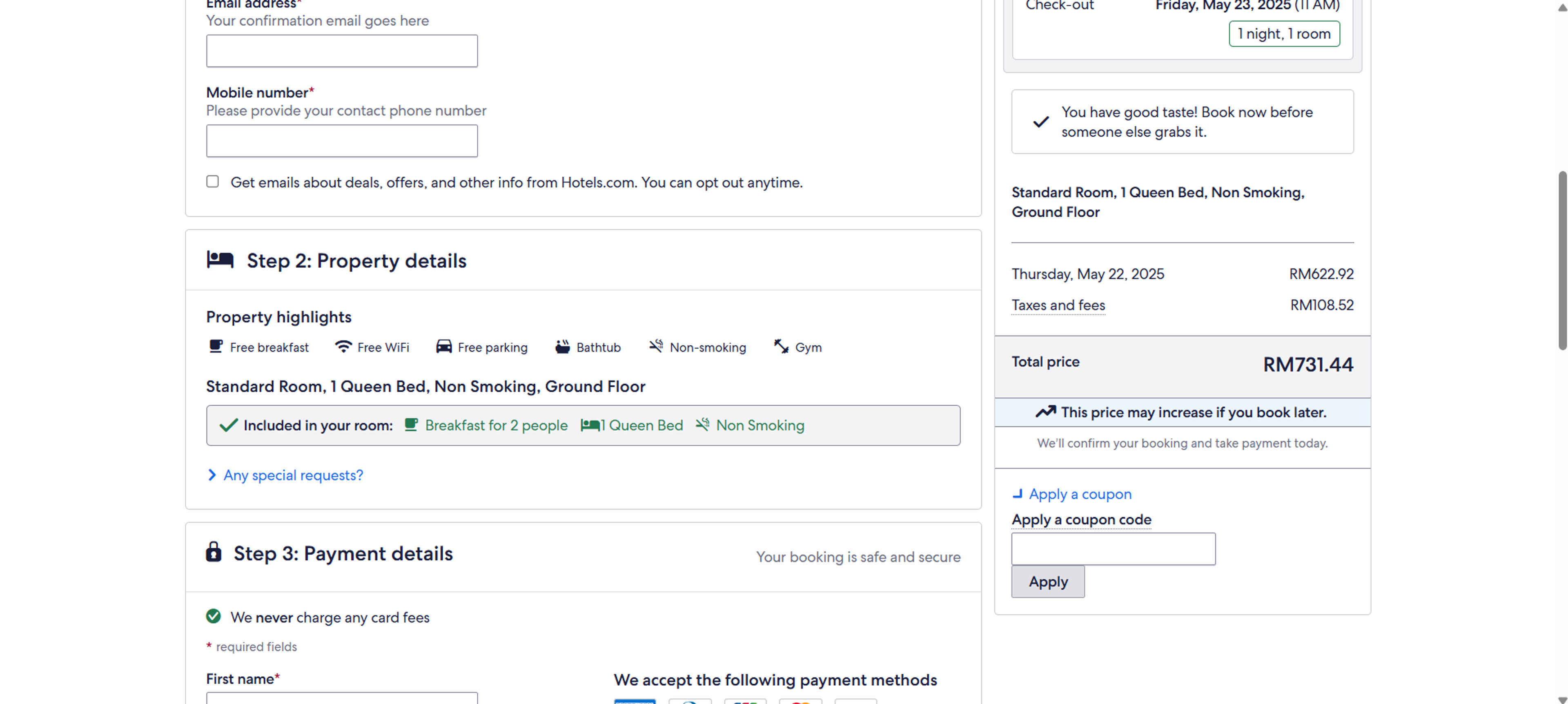 How to use Coupon for Hotels.com
