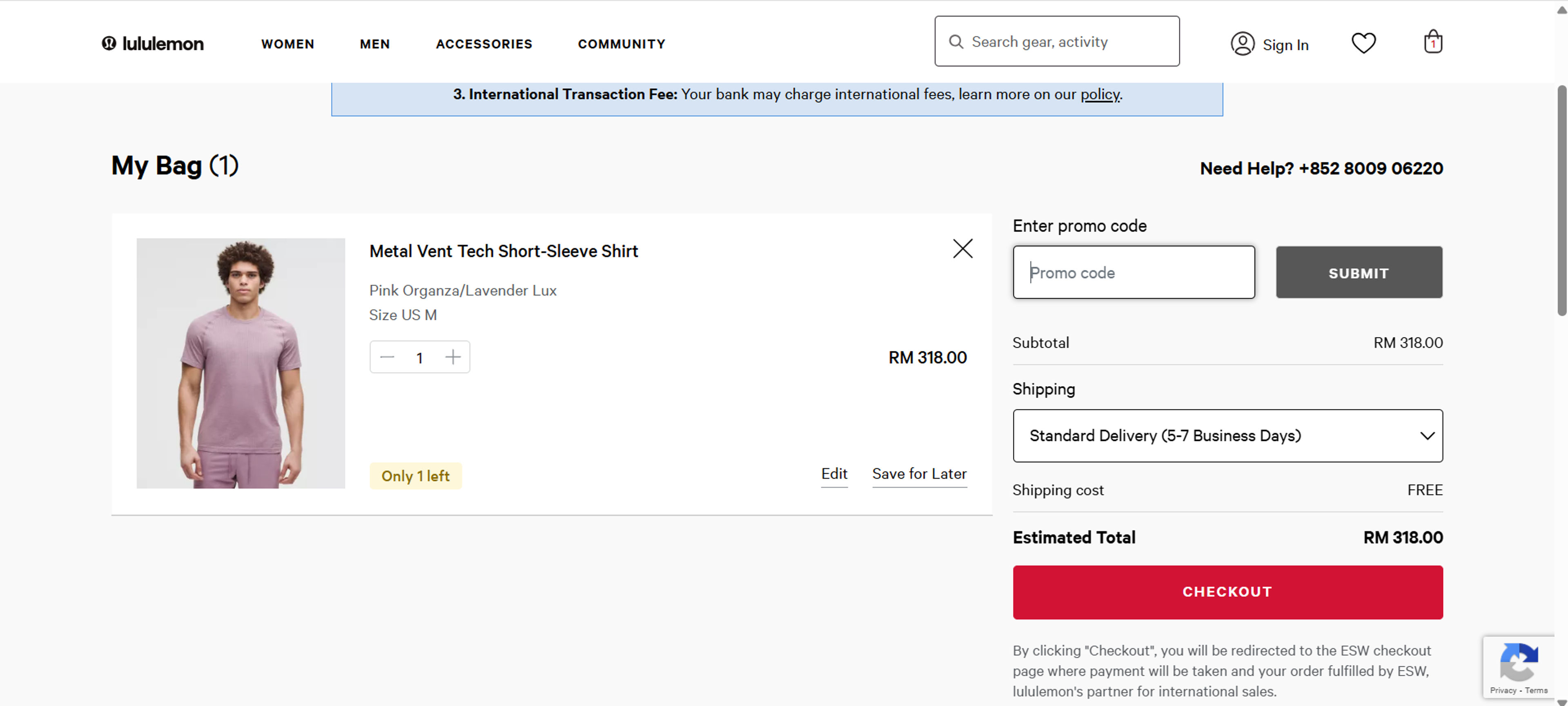 Cara menggunakan kupon untuk Lululemon